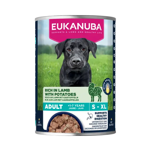Eukanuba Dog Adult - Nassfutter - Lamm & Kartoffel - 6 X 400 G thumbnail