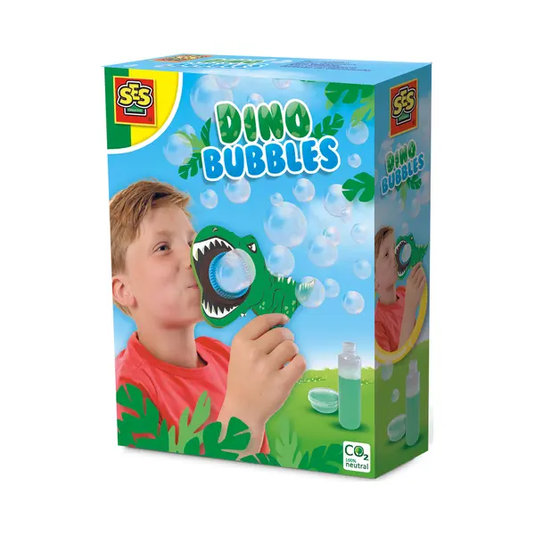 Ses Creative Dino Bubbles - sterk bellenblaassop - gemakkelijk afwasbaar - dino thema thumbnail