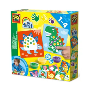 Ses Creative My First - Fingerprint paint dinos