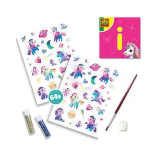 Ses Creative Unicorn - Metallische Glitzertattoos