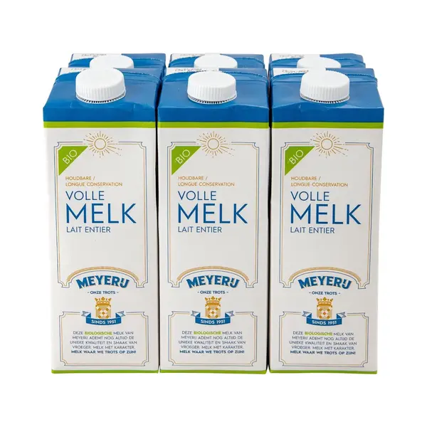 Meyerij - Biologische Houdbare Volle Melk - Krimp 6 X 1 Liter thumbnail