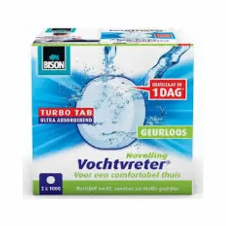 Bison Air Max Vochtvreter Ambiance Tab Neutral Doos 2x 100 g