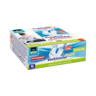 12x Bison Vochtvreter Vochtmagneet Neutraal 450 Gr