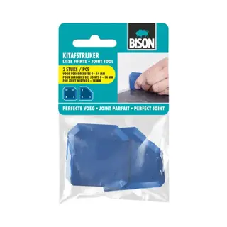 Bison Kitafstrijker, Perfect Hulpmiddel Voor Gladde Kitvoegen, Eenvoudig In Gebruik, Geschikt Voor Allerlei Kitten, Meerdere Vormen O.a. Voor