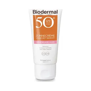 Biodermal Zonnebrand Voor De Gevoelige Huid - Spf 50 - Zonnebrand Voor Het Gezicht - 50ml