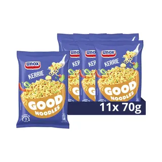 Unox Good Noodles - Kerrie - 11 X 70 G - Voordeelverpakking