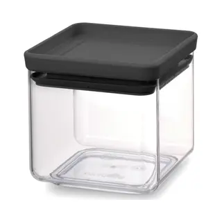 Brabantia 122309 pot Vierkant Kunststof Zwart, Transparant