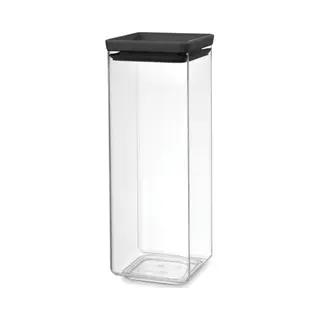 Brabantia Tasty+ pot Vierkant Kunststof Zwart, Transparant