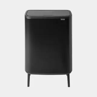 Brabantia Bo Touch Bin Hi Rechthoekig Staal Zwart