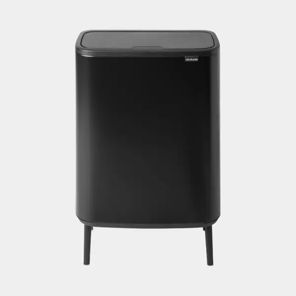 Brabantia Bo Touch Bin Hi Rechthoekig Staal Zwart thumbnail