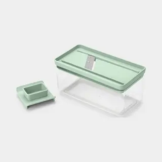 Brabantia 145469 Handreibe/-spiralisierer Box Reibe Grün, Transparent