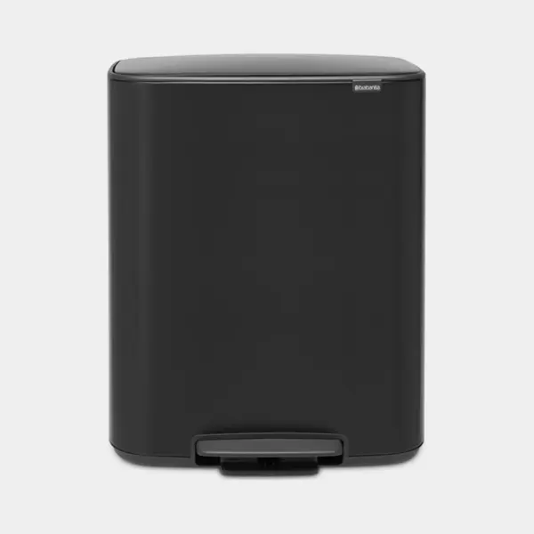 Brabantia 211362 Abfallbehälter Rechteckig Stahl Schwarz thumbnail