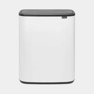Brabantia Bo Touch Bin Rechteckig Stahl Weiß