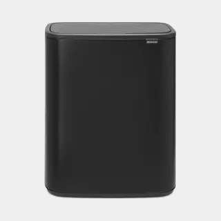 Brabantia Bo Touch Bin Rechteckig Stahl Schwarz