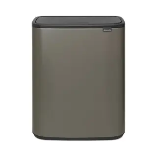 Brabantia Bo Touch Bin Rechteckig Stahl Platin