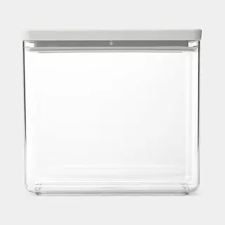 Brabantia Tasty+ Rectangular Canister 3.5 L Light grey, Transparent 1 pc(s)