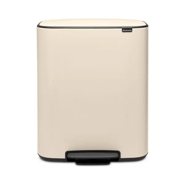 Brabantia Bo Prullenbak - 60 Liter - Xxl Volume - Soft Beige thumbnail