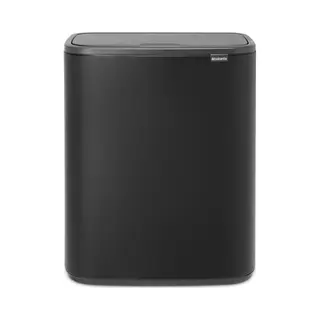 Brabantia Bo Touch Bin - Prullenbak - 60 Liter - Soft-touch Opening - Mineral Moonlight Black