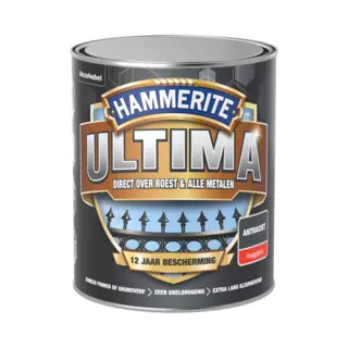 Hammerite Ultima Hoogglans - Antraciet - 0, 75L