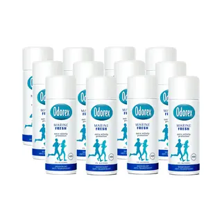 Odorex Marine Fresh Reisverpakking Anti-Transpirant Deodorant Spray - 12x 50ml - Voordeelverpakking