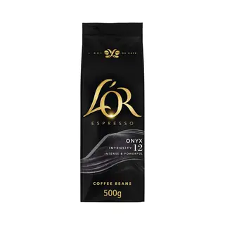 L'Or Espresso Onyx Coffee Beans 500g Intensity 12