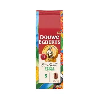 Douwe Egberts Excellent Brazilië & Colombia - Koffiebonen 450 Gr