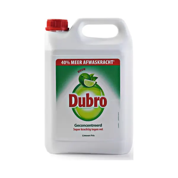 Dubro Geconcentreerd Afwasmiddel Limoen Fris 5 Liter thumbnail