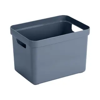 Sunware perfectly organised Sunware - Sigma Home Aufbewahrungsbox, 18 L, Dunkelblau – 35, 2 X 25, 3 X 24, 3 Cm