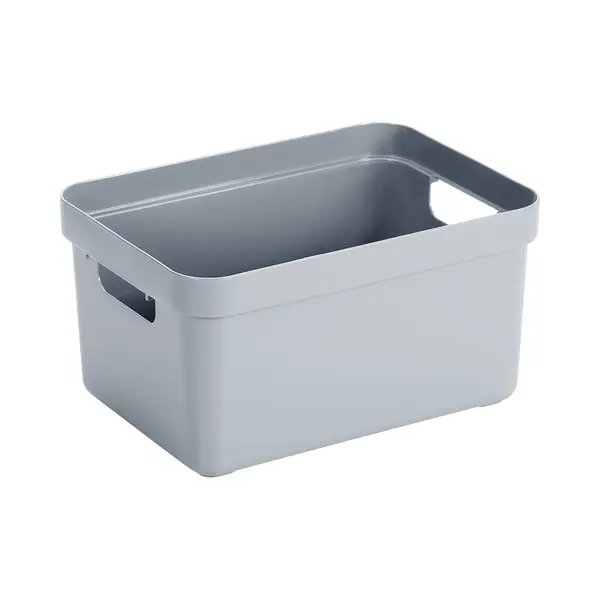 Sunware 09600682 Aufbewahrungsbox Ablageschale Rechteckig Kunststoff Grau thumbnail
