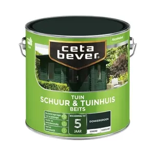 Cetabever - Tuinbeits Schuur & Tuinhuis Dekkend - Donkergroen - 750 Ml