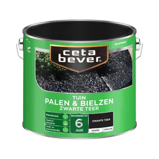Cetabever - Tuinbeits Palen & Bielzen Zwarte Teer - Zwarte Teer - 750 Ml