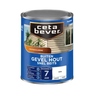 Cetabever Snelbeits Gevel Hout Dekkend - Op Kleur Gemengd - 1L