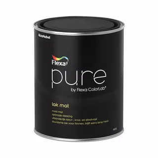 Flexa Pure Lak Mat - Op Kleur Gemengd - 1L