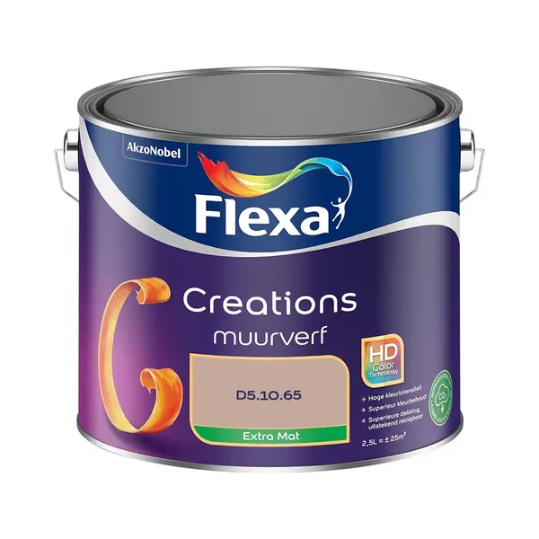 Flexa - Creations Muurverf Extra Mat - D5.10.65 - Mengverf - 2.5 L thumbnail