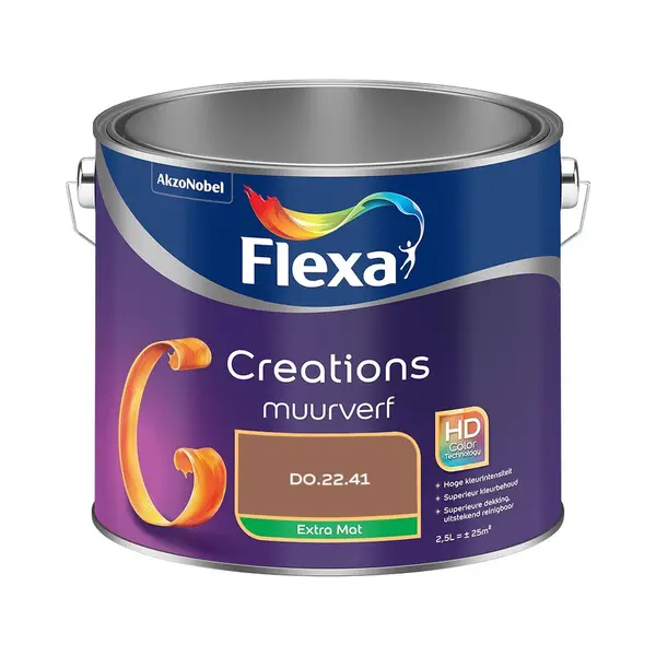 Flexa - Creations Muurverf Extra Mat - D0.22.41 - Mengverf - 2.5 L thumbnail