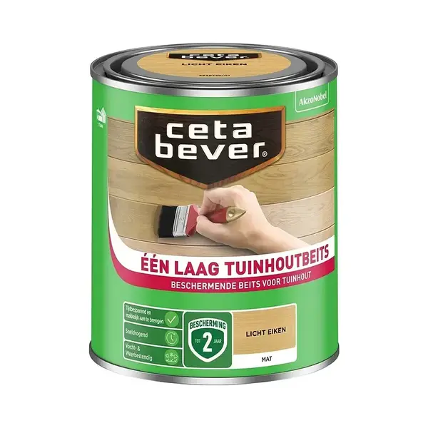 Cetabever Een Laag Tuinbeits - Palissander - 0, 75L thumbnail