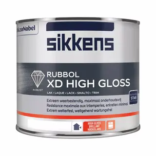 Sikkens Rubbol Xd High Gloss - Op Kleur Gemengd - 0, 5L - Lak