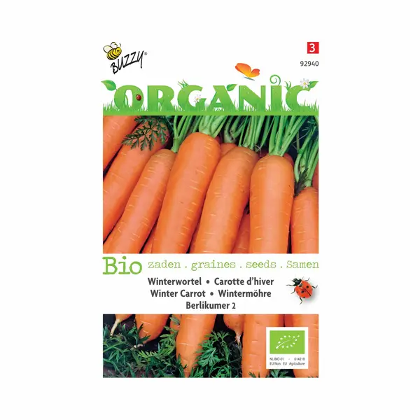 Buzzy Seeds Buzzy Organic Winterwortelen Berlikum 2 Bio thumbnail