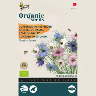 Buzzy® Organic Seeds De Vrolijke Bloemenweide Zaadset - Creëer Een Kleurrijke Tuin Vol Bloei
