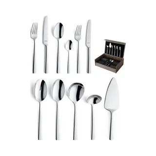 Amefa 192300MDF1H94 set keukenbestek & -messen 78 stuk(s) Mes-/bestekboxset