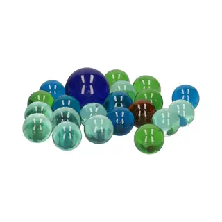 Basic Knikkers Crystal 20+1 Stuks