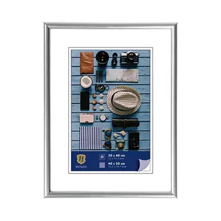Fotolijst - Henzo - Napoli - Fotomaat 40x50 Cm - Zilver