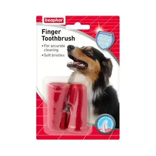 Beaphar Tierzahnbürste Finger-Zahnbürste