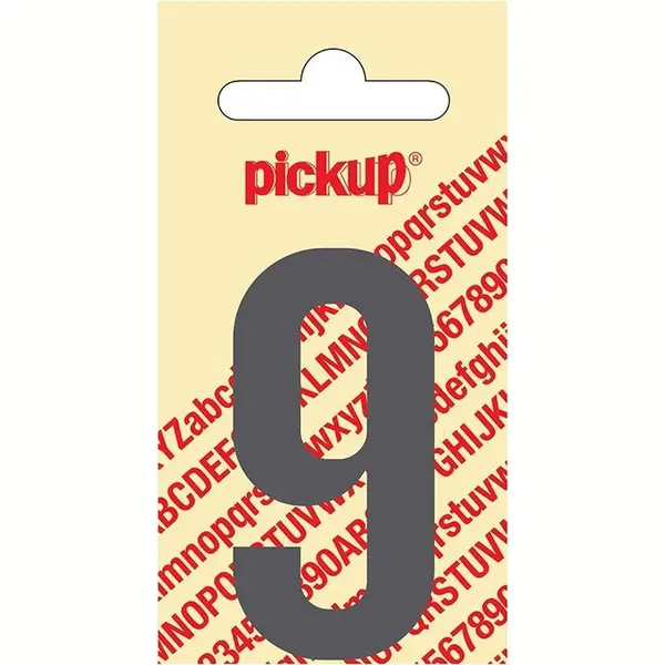 Pickup Plakcijfer Nobel Grijs - 60 Mm 9 thumbnail