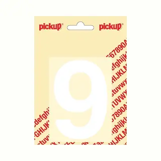 Pickup Plakcijfer Helvetica 100 Mm - Wit 9