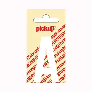 Pickup Plakletter Nobel 60 Mm Wit A - 31012060A
