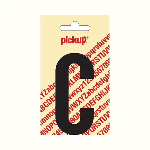 Pickup Plakletter Nobel 90 Mm Zwart C - 31002090C thumbnail