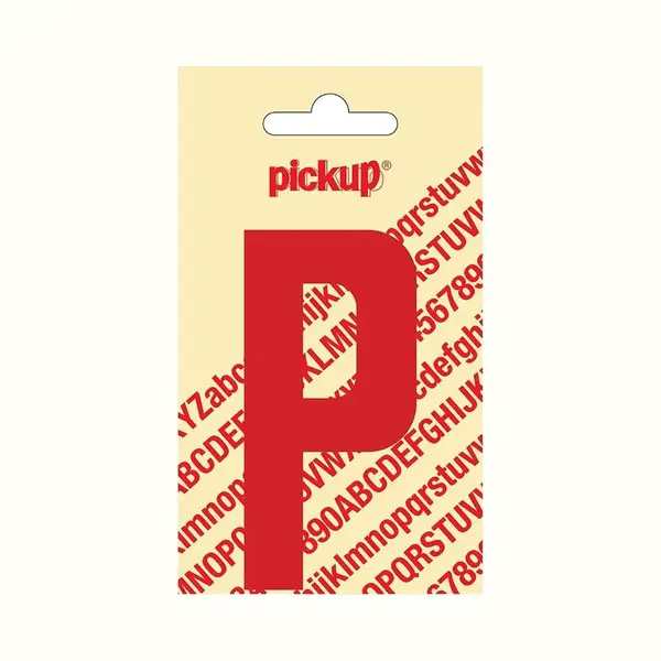 Pickup Plakletter Nobel 90 Mm Rood P - 31022090P thumbnail