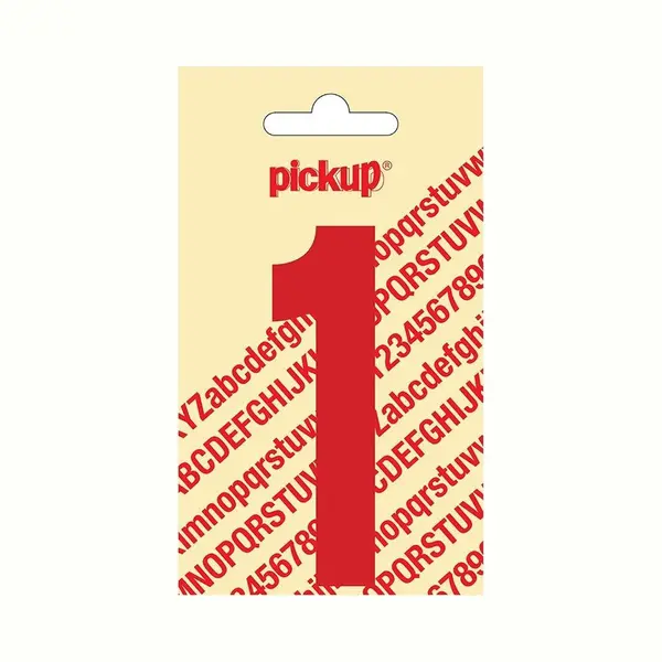 Pickup Plakcijfer Nobel 90 Mm Rood 1 - 310220901 thumbnail
