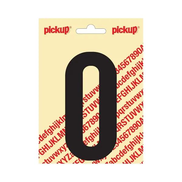 Pickup Plakcijfer Nobel 120mm Zwart 0 - 310021200 thumbnail